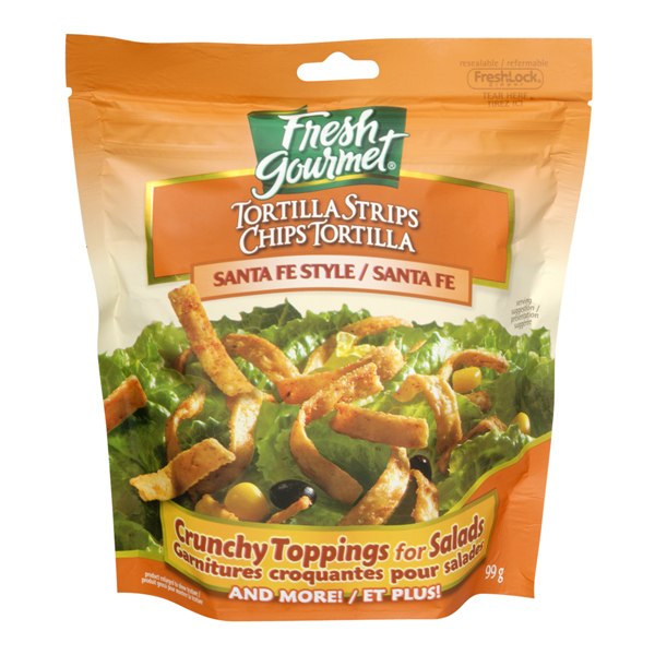 FRESH GOURMET TORTILLA STRIPS SANTA FE STYLE