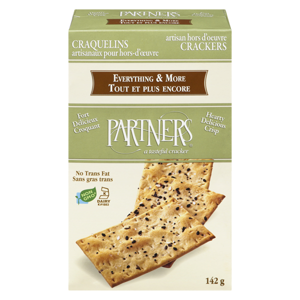 PARTNERS EVERYTHING & MORE HORS D'OEUVRE CRACKERS
