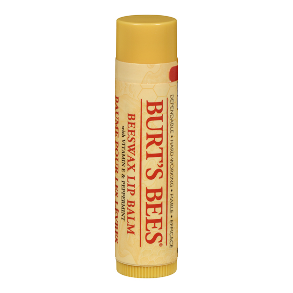 BURTS BEES BEESWAX LIP BALM W/ VITAMIN E & PEPPERMINT