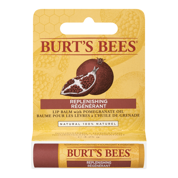 BURTS BEES REPLENISHING POMEGRANATE OIL LIP BALM