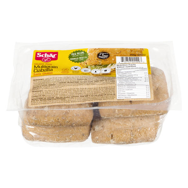 SCHAR GLUTEN FREE MULTIGRAIN CIABATTA
