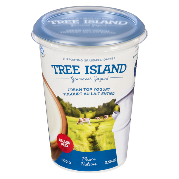 TREE ISLAND GRASS-FED CREAM TOP YOGURT PLAIN