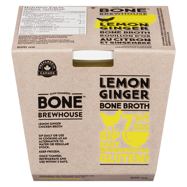 BONE BREWHOUSE LEMON GINGER CHICKEN BONE BROTH