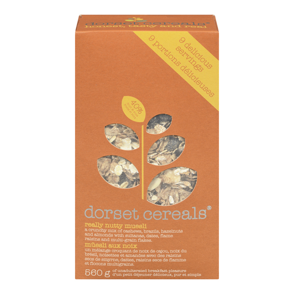 DORSET CEREALS REALLY NUTTY RAISIN MUESLI