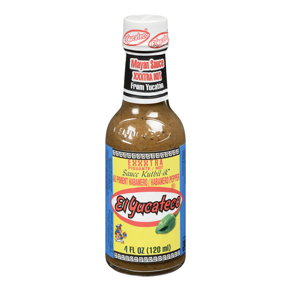 EL YUCATECO XXXTRA HOT SAUCE KUTBIL-IK HABANERO PEPPPER