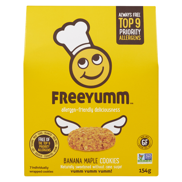 FREEYUMM BANANA MAPLE COOKIES