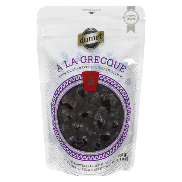 DUMET A LA GRECQUE MOROCCAN OLIVES DRIED IN SALT