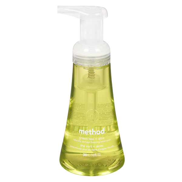 METHOD FOAMING HAND WASH GREEN TEA AND ALOE