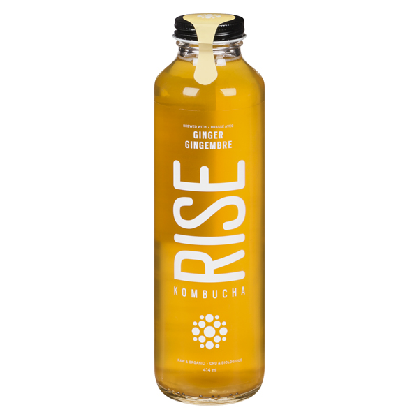RISE ORGANIC FRESH GINGER KOMBUCHA