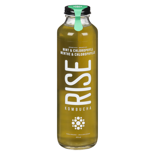 RISE ORGANIC MINT & CHLOROPHYLL KOMBUCHA