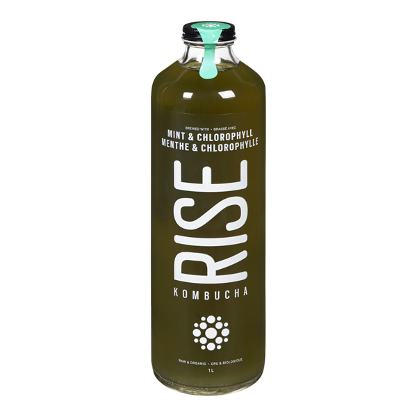RISE MINT & CHLOROPHYLL ORGANIC KOMBUCHA