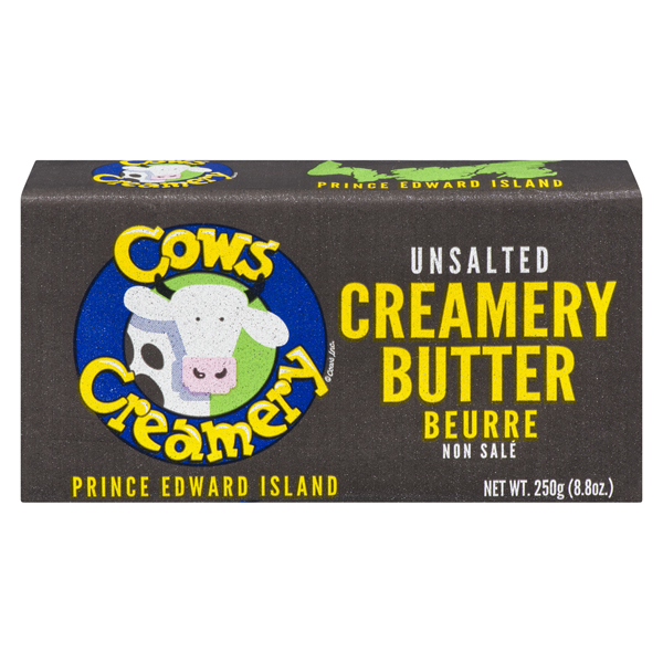 COWS CREAMERY UNSALTED CREAMERY BUTTER