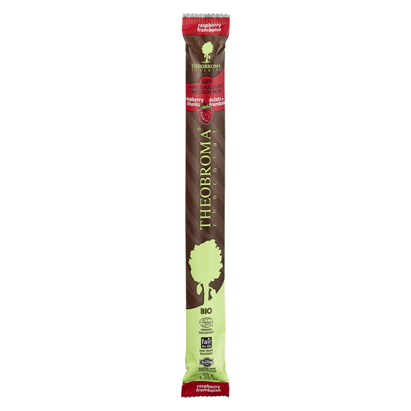 THEOBROMA ORGANIC CHOCOLATE RASPBERRY CHUNKS
