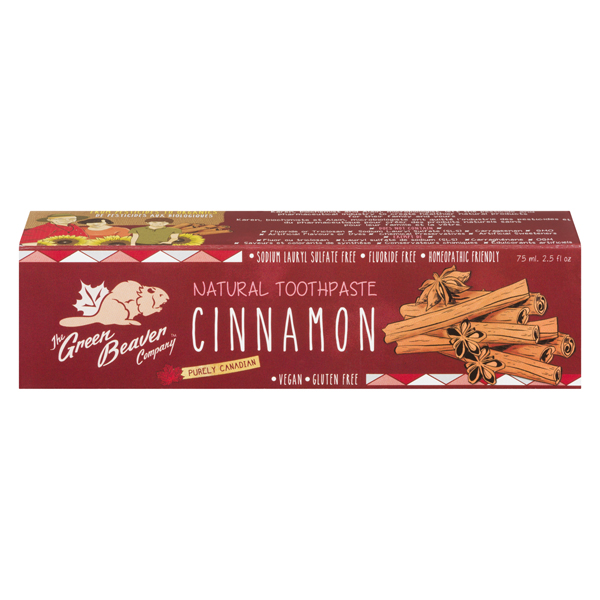 GREEN BEAVER CO. TOOTHPASTE CINNAMON NATURAL