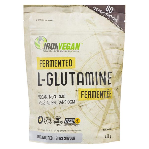 IRON VEGAN FERMENTED L-GLUTAMINE UNFLAVOURED
