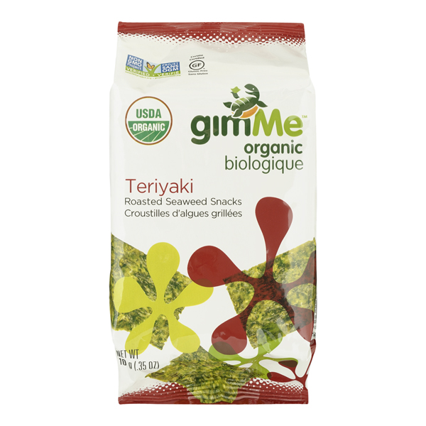 GIMME ORGANIC ROASTED SEAWEED SNACKS TERIYAKI