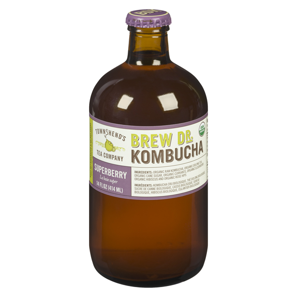 BREW DR ORGANIC RAW KOMBUCHA SUPERBERRY