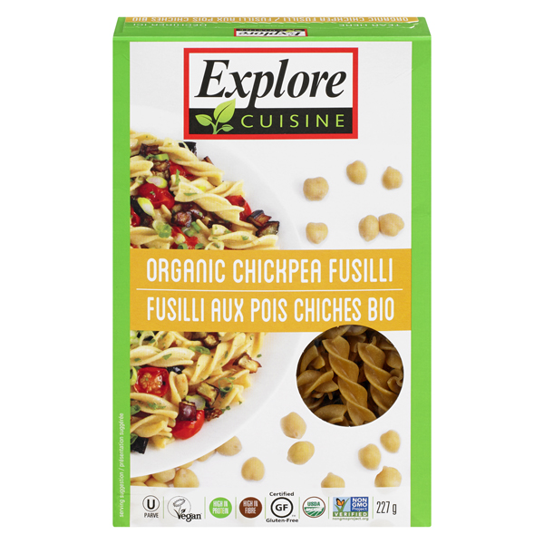 EXPLORE CUISINE ORGANIC CHICKPEA FUSILLI