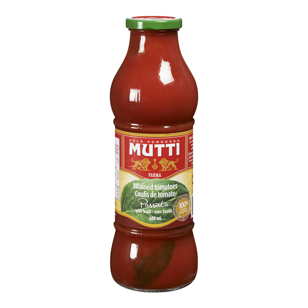 MUTTI PASSATA STRAINED TOMATOES WITH BASIL