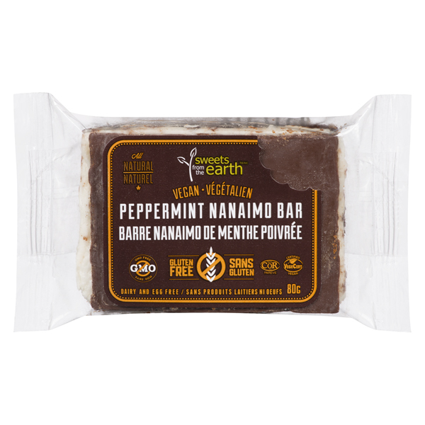 SWEETS FROM THE EARTH VEGAN PEPPERMINT NANAIMO BAR