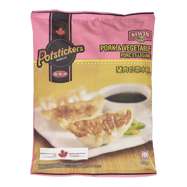 SIWIN POTSTICKERS PORK AND VEGETABLE