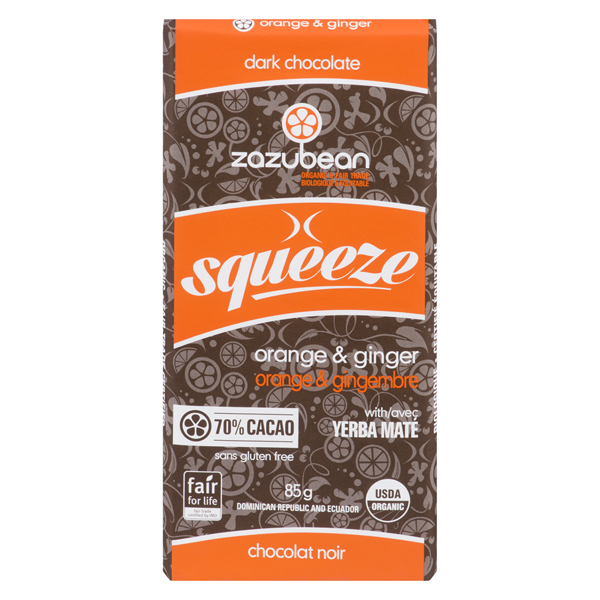 ZAZUBEAN ORGANIC DARK CHOCOLATE SQUEEZE