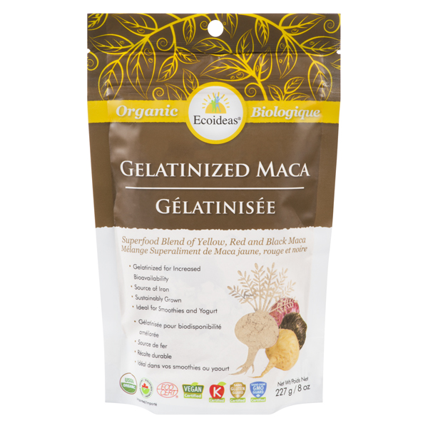 ECOIDEAS ORGANIC GELATINIZED MACA