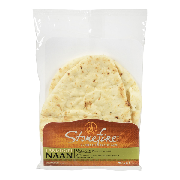 STONEFIRE ROASTED GARLIC NAAN