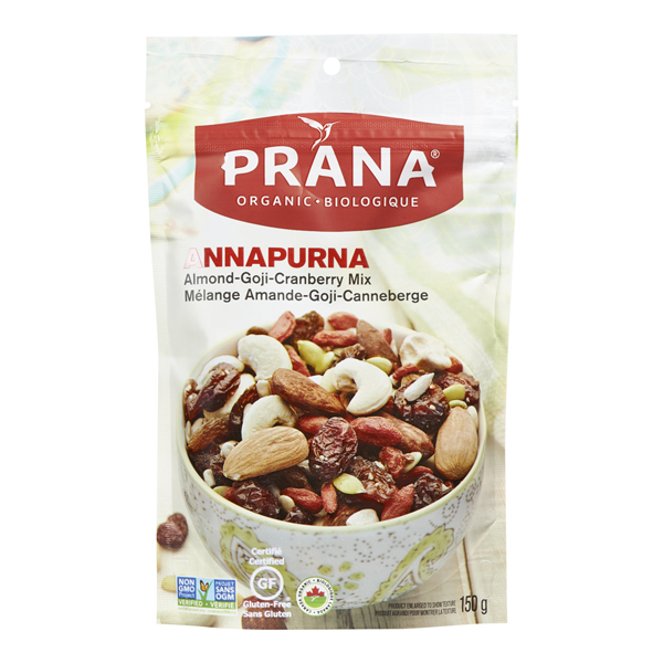 PRANA ORGANIC ANNAPURNA ALMOND-GOJI-CRANBERRY MIX