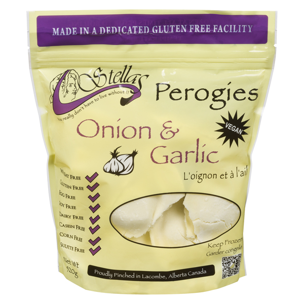 STELLA'S PEROGIES VEGAN ONION AND GARLIC