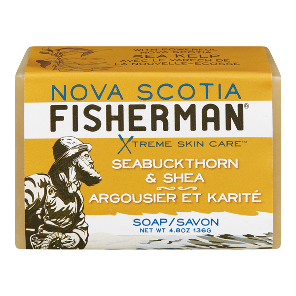 NOVA SCOTIA FISHERMAN SEABUCKTHORN & SHEA BODY WASH BAR