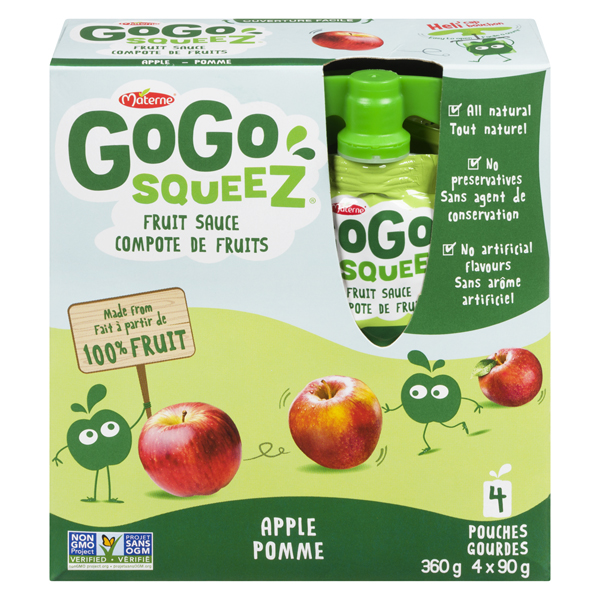 MATERNE GOGO SQUEEZ FRUIT SNACK APPLE APPLE