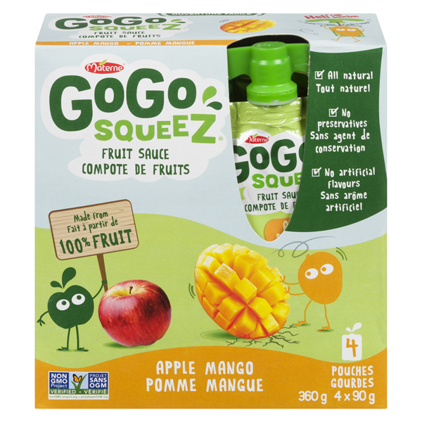 MATERNE GOGO SQUEEZ FRUIT SNACK APPLE MANGO