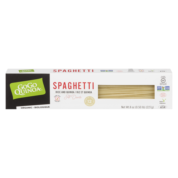 GOGO QUINOA ORGANIC RICE & QUINOA SPAGHETTI PASTA