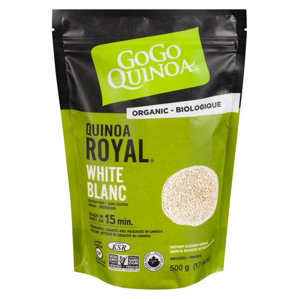 GOGO QUINOA ORGANIC QUINOA ROYAL WHITE
