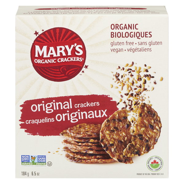 MARYS ORGANIC GOURMET CRACKERS ORIGINAL