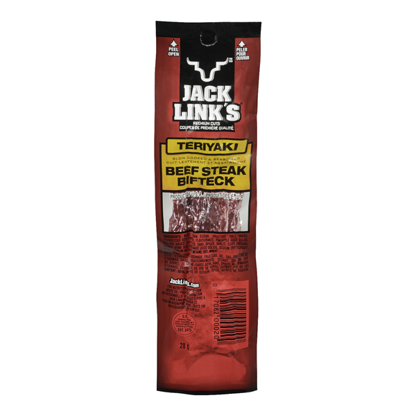 JACK LINKS TERIYAKI BEEF STEAK BIFTECK