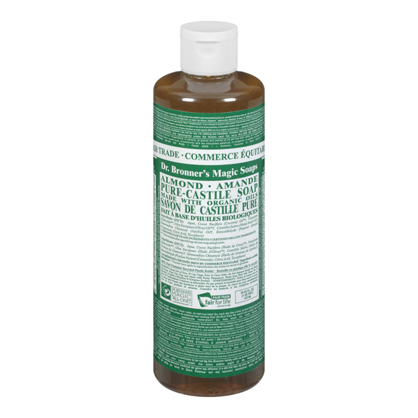 DR BRONNERS ALMOND PURE-CASTILE SOAP