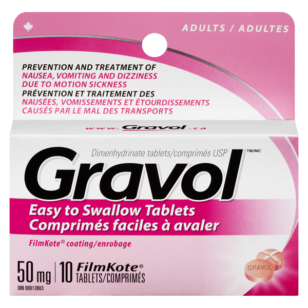 GRAVOL TABLETS 50mg