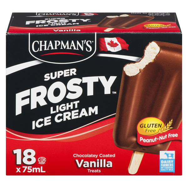 CHAPMANS ICE CREAM BAR SUPER FROSTY