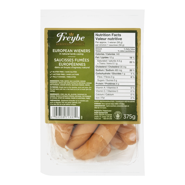 FREYBE EUROPEAN WIENERS