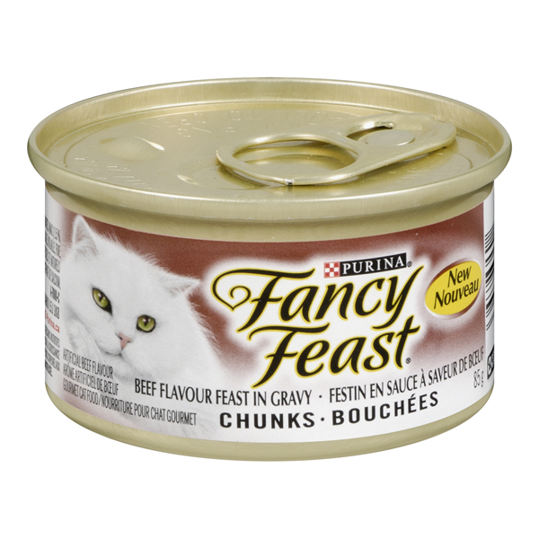 PURINA FANCY FEAST BEEF CHUNKS N GRAVY