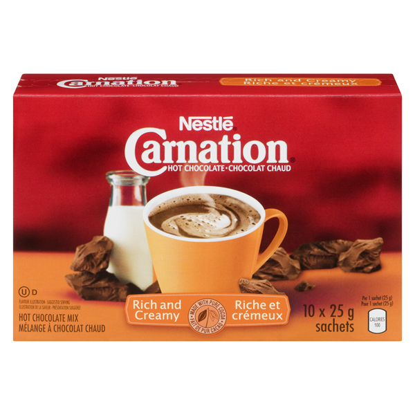 NESTLE CARNATION RICH & CREAMY HOT CHOCOLATE MIX