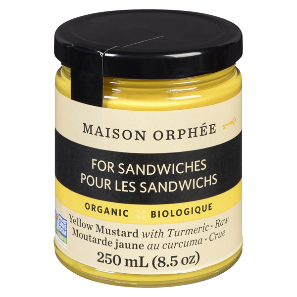 MAISON ORPHEE ORGANIC YELLOW MUSTARD W/ TURMERIC