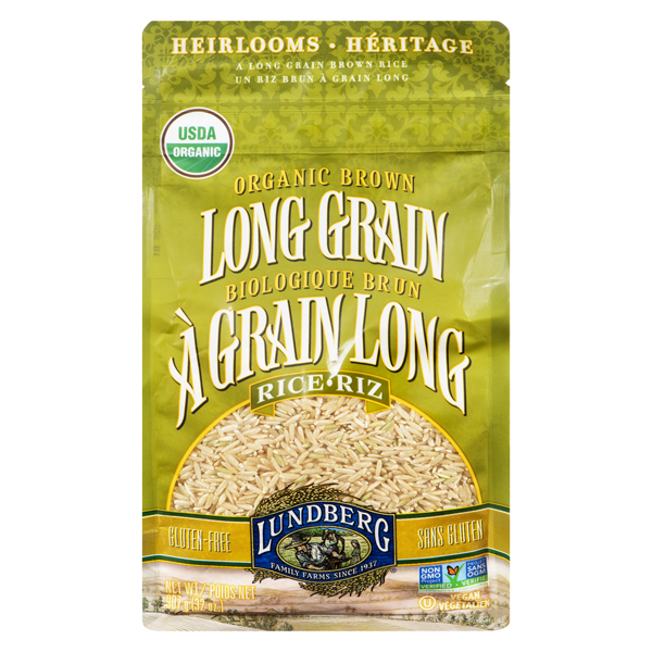 LUNDBERG ORGANIC RICE BROWN LONG GRAIN