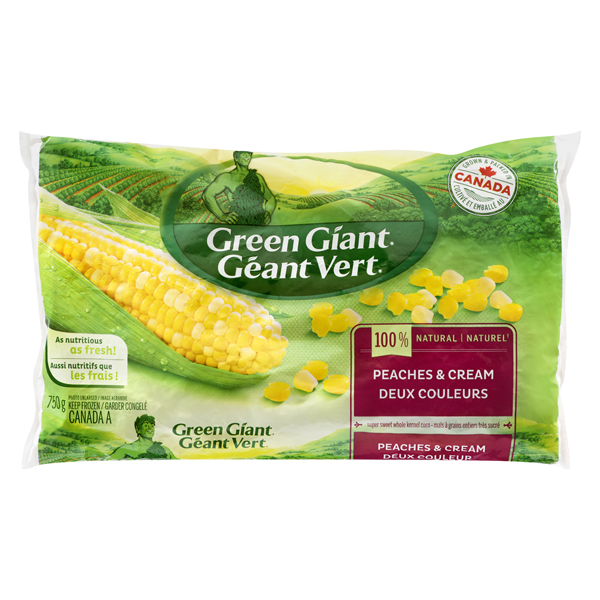 GREEN GIANT PEACHES & CREAM CORN