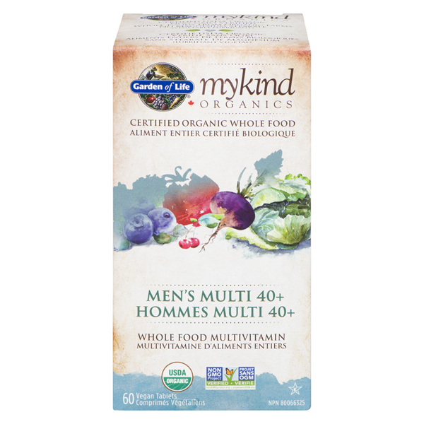 GARDEN OF LIFE MYKIND ORGANICS MENS MULT 40+