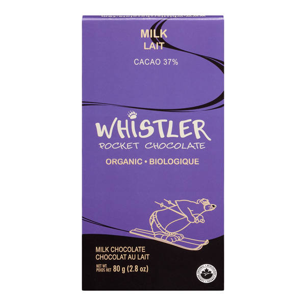 WHISTLER ORGANIC MILK CHOCOLATE BAR