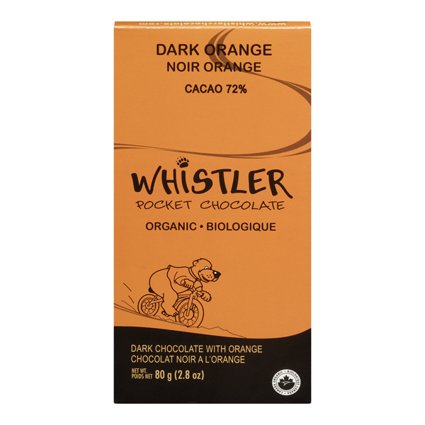 WHISTLER ROCKET ORGANIC CHOCOLATE DARK ORANGE