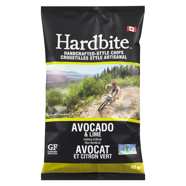 HARDBITE AVOCADO & LIME CHIPS